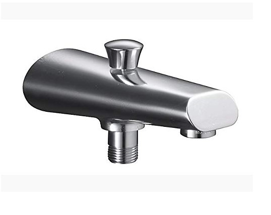 BATH SPOUT WITHOUT DIVERTER, FLAT FACE,160MM