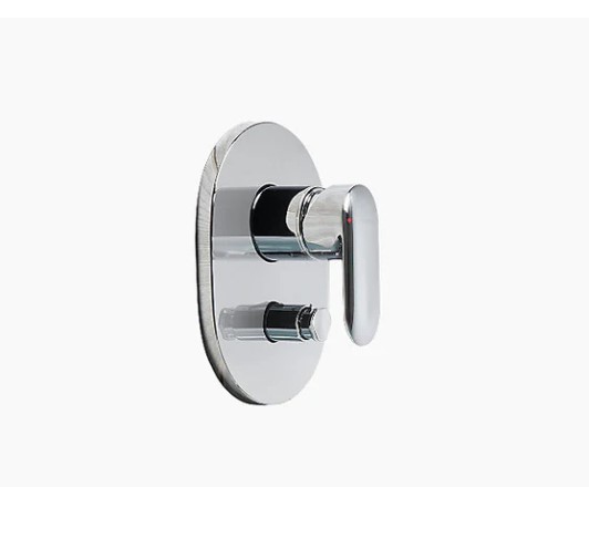 KUMIN RECESSED BATH & SHOWER TRIM IN POLISHED CHROME