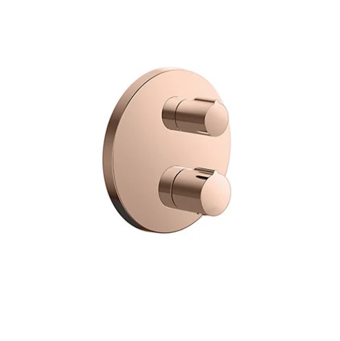 AUTOSENSE THERMOSTAT REC B&S ROUND TRIM IN ROSE GOLD