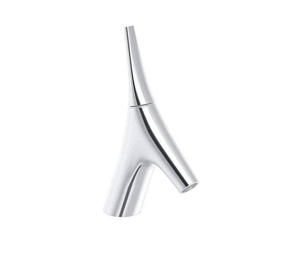 SINGLE CONTROL BASIN FAUCET WITHOUT DRAIN IN POLISHED CHROME