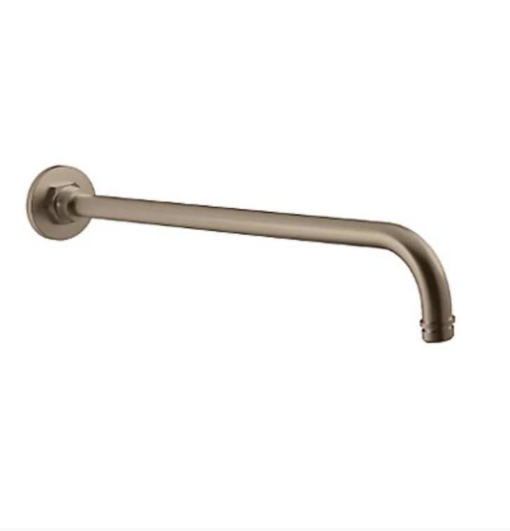 Mastershower Elbow Shower Arm In Brushed Bronze