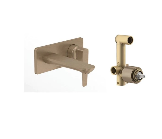 ALEO+WALLMOUNT LAV FAUCET TRIM+VALVE