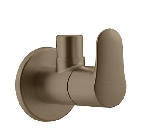 ANGLE VALVE G1/2 IN BRUSHED BRONZE