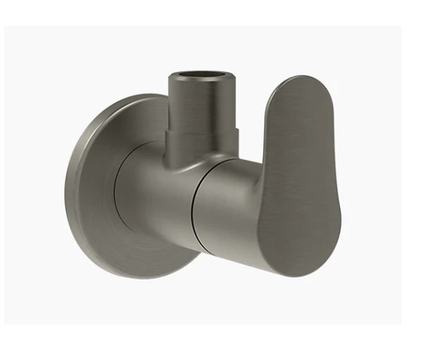 ANGLE VLV G13MM IN BRUSHED NICKEL