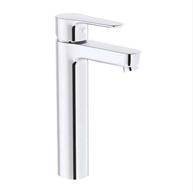 SINGLE CONTROL TALL BASIC  FAUCET WITHOUT DRAIN IN POLISHED CHROME