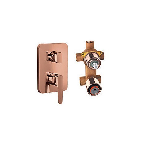 ALEO+ AT 360 TRIM+AT360 VALVE IN ROSE GOLD