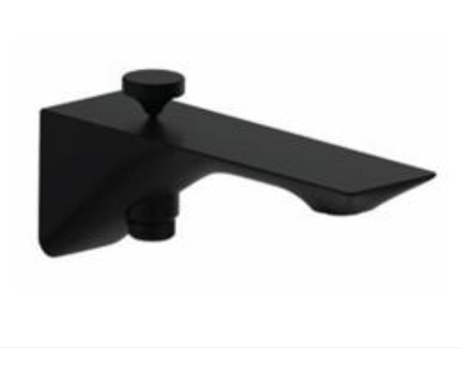 BATH SPOUT WITH DIVERTER IN BLACK MATT