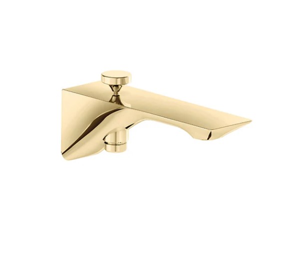 BATH SPOUT WITH DIVERTER IN ROSE GOLD